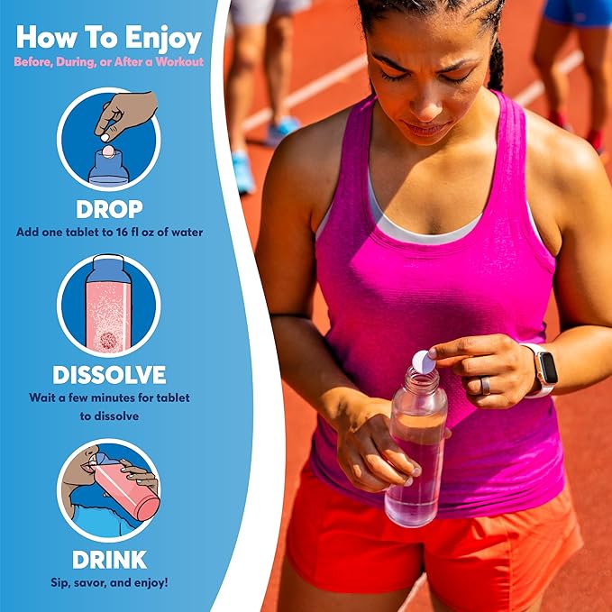 Nuun Immunity Electrolyte Tablets with Vitamin D, C, E, & A, Ginger, Elderberry, Magnesium & 4 Other Essential Electrolytes, Vegan, Blueberry Tangerine & Orange Citrus, 4 Pack (40 Servings Total)