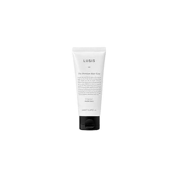 LUSIS Crystal Hair Pack, No-Rinse Repair Mask, High Nutrition 3.38 fl oz
