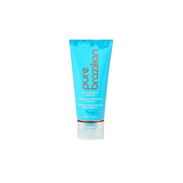 Pure Brazilian Deep Conditioning Masque with Keratin, Acai & Arginine, Conditioner Hair Treatment, 2 Fl Oz