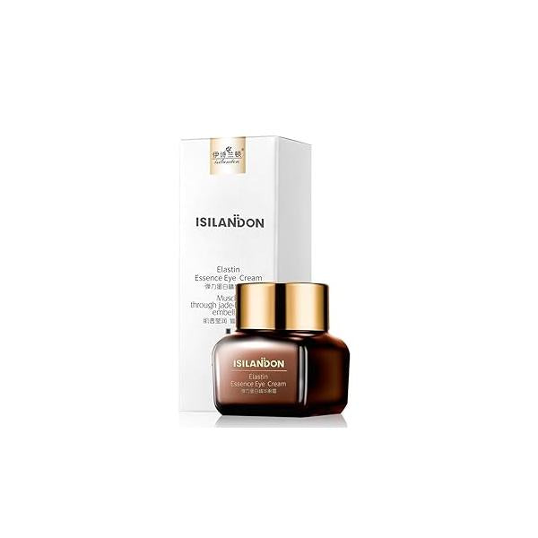 "Elastin Essence Eye Cream | Unisex Anti-Aging Solution for Dark Circles, Puffiness & Wrinkles 0.56 oz