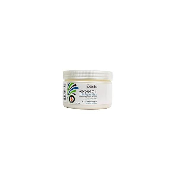 Lusti Argan Oil Hair Repair Mask, 8.5 fl oz (Pack of 3) - Hydrate & Restore