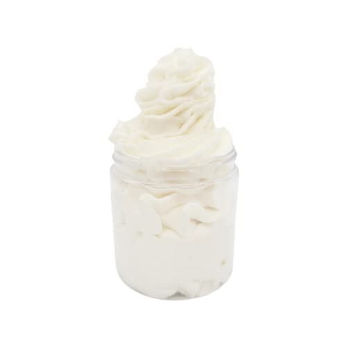 Butt Naked Whipped Body Butter, natural lotion, organic, 8oz jar, made with shea butter, mango butter, coconut oil, almond oil