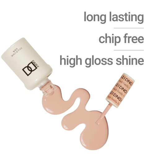 DND Gel Polish Set, Orange Collection, UV/LED GelPolish and Air Dry Nail Lacquer, Matching Chip-Free Polish Duo, 0.5 Fl Oz Each