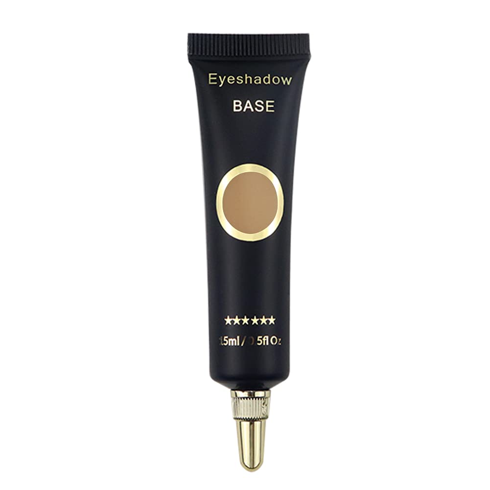 Fendy Eyeshadow Primer,Primer Face Makeup Eye Shadow Base,Anti-Aging Eyeshadow Primer Potion Waterproof Great for Oily Lids Primer (Light brown-02)