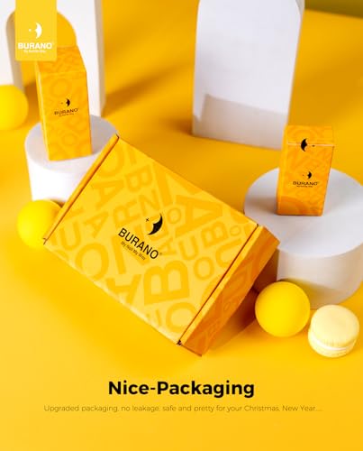 BURANO Crackle Gel Nail Polish Set - 7 Colors + White, Super Easy Cracked Nail Polish, Air Dry & UV Lamp Needed
