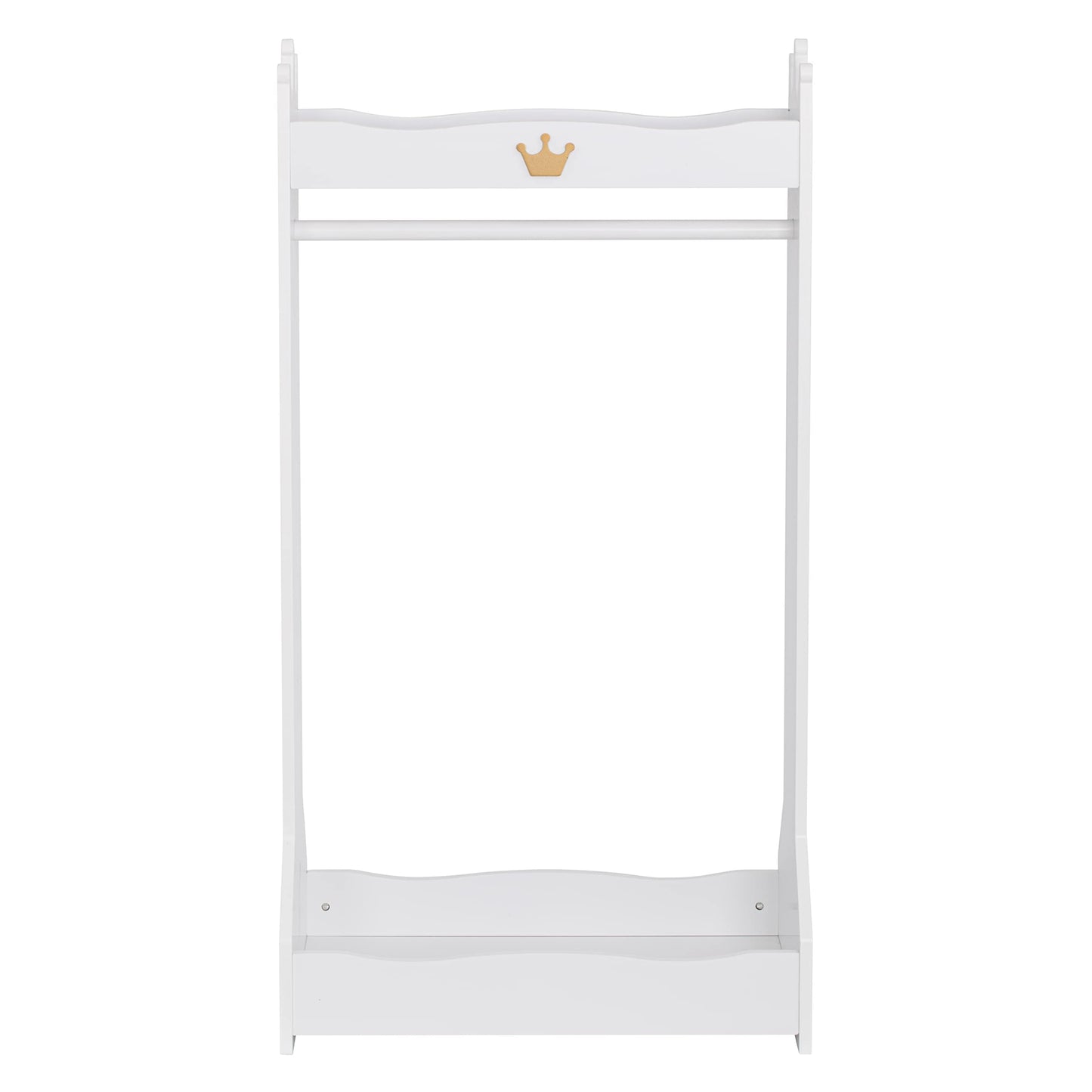 UTEX Kids Dress Up Storage, Kids' Costume Organizer Center, Open Hanging Armoire Closet, Kids Armoire with Rack for Toddler 3 Age+, White