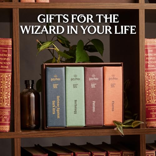 Every Man Jack Harry Potter Collectors Body Wash Gift Set - Includes 4 Body Washes with Clean Ingredients & Hogwarts Inspired Scents - Forbidden Forest, Charms, Herbology, Potions