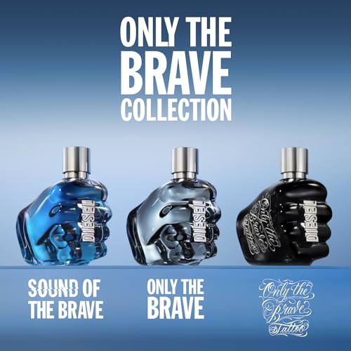DIESEL Sound of the Brave, Eau de Toilette & Fragrance Gift Set for Men, Notes of Lemon, Spicy Juniper Berries & Ambery Wood