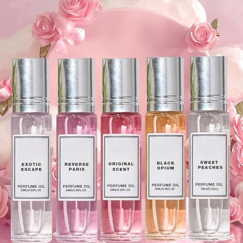 Venom Pheromone Perfume Collection for Women,Long-Lasting Roll,On Scents for Enhanced Attraction,Portable,All-Day Freshness and Alluring Fragrance(5PCS)