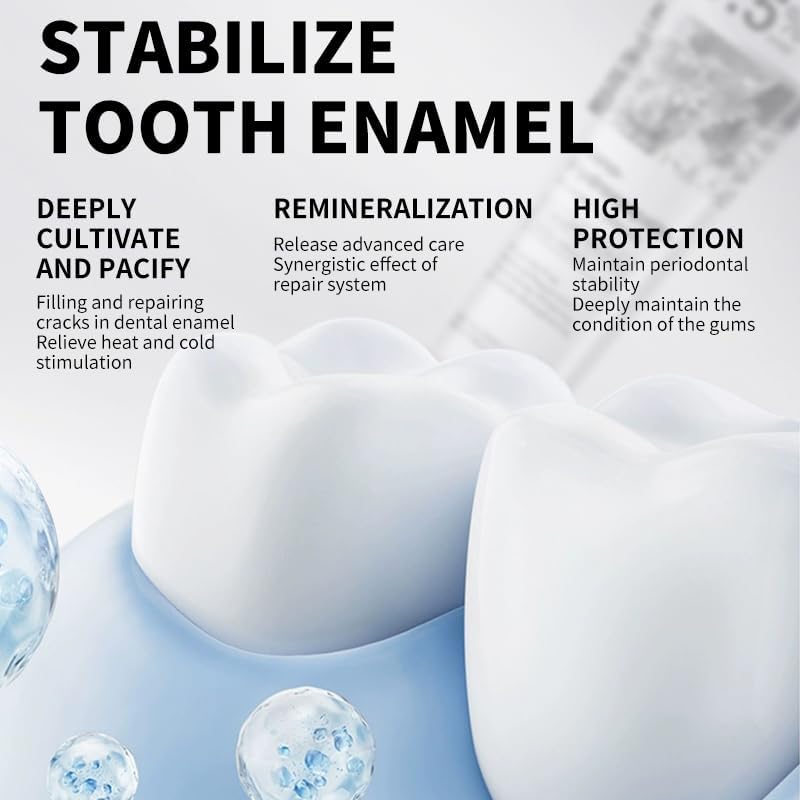 Nano Hydroxyapatite Toothpaste 7.5% nHAP, 4.23 oz – Enamel-Strengthening • Fluoride-Free • Natural Peppermint • Ideal for Sensitive Teeth