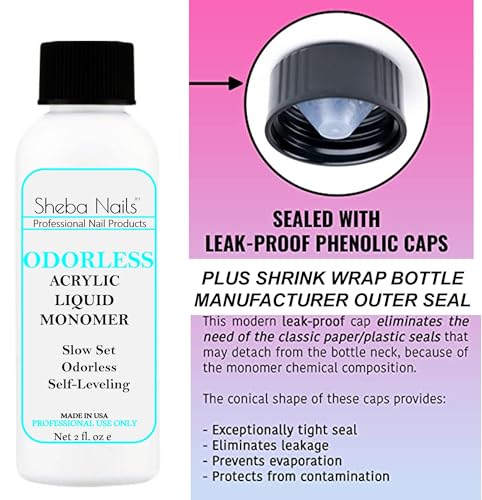 SHEBA NAILS State Board Sealed Odorless Acrylic Nail Mini Kit