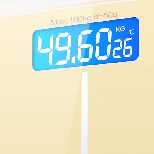 Weight Scales Bathroom, Smart Scale for Body Weight Accurate Measurement, Tempered Glass Digital Bathroom Scale, Weight Scale for Home(Luxury Gold Color)