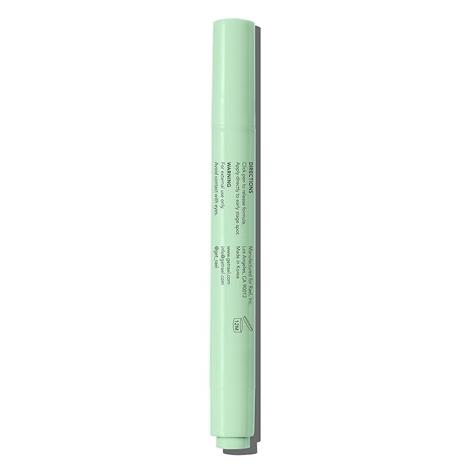 Rael Miracle Clear Spot Gel – Soothing Cream with Succinic Acid, Tea Tree, Calming Cica, Lightweight, Korean Skin Care (0.14 oz)