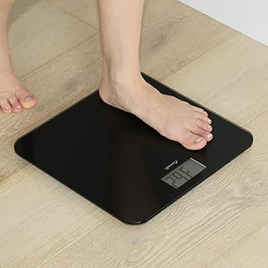 Escali Primo Kitchen and Bathroom Bundle - P115C Digital Kitchen Scale, Chrome, 11 Pound Capacity, and B180SB Slim Glass Bathroom Scale, Black, 400 Pound Capacity, Digital Display