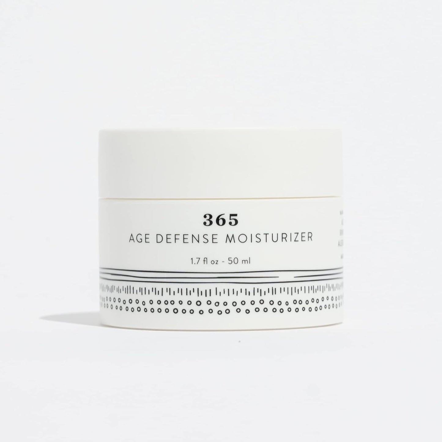 365 Age Defense Anti-Aging Anti-Pollution Moisturizer with Patented Marine Algae Extract + Hyaluronic Acid + Niacinamide | Free of Fragrances, Parabens, Oil, Dyes and Gluten | 1.7 Fl oz