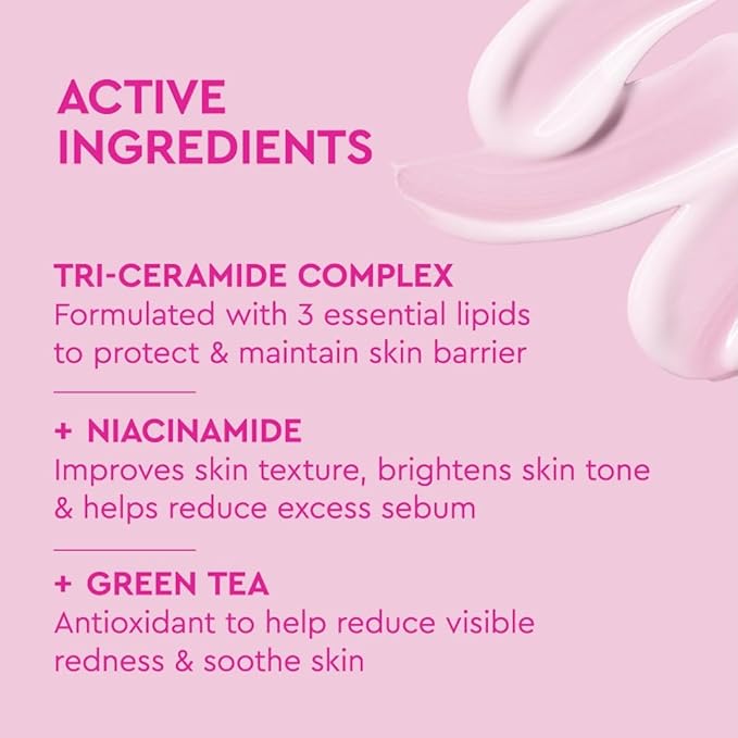 BYOMA Moisturizing Gel Cream - Barrier Repair Cream/Gel Face Lotion with Niacinamide and Green Tea - Ceramide Face Moisturizer for Dry Skin - Alcohol Free, Oil Free Face Moisturizer - 1.69 fl. oz