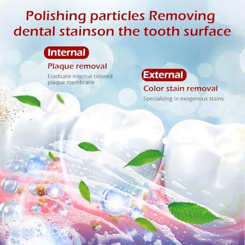SP-6 Probiotics Whitening Toothpaste - Probiotics for Teeth Whitening and Gum Health - Enamel-Safe, Fluoride-Free, Double Mint Flavor,Fresh Breath (3)