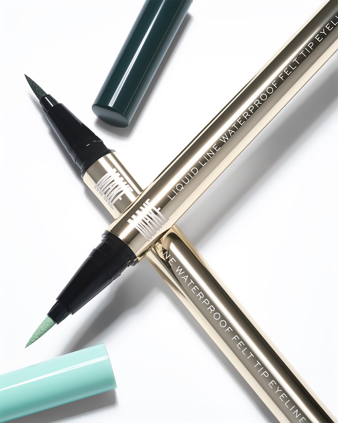 MAKE Beauty Liquid Line Waterproof Liquid Eyeliner Pen. Smudge-Proof Felt Tip for Precise Application of Lines, Wings, and Graphics. Long Lasting Eye Liner - Shade, New Sky