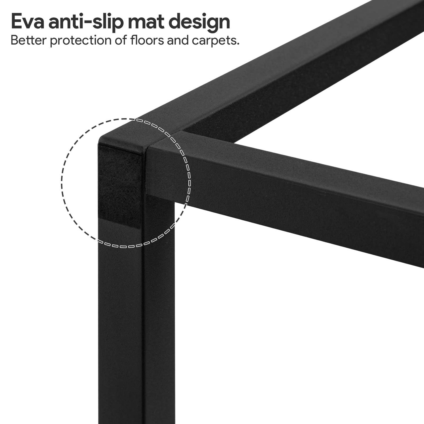 HOOBRO Dining Bench, 47.2 Inch Industrial Style Kitchen Table Bench, Steel Frame, Easy to Assemble, for Kitchen, Dining Room, Charcoal Gray and Black BC12CD01