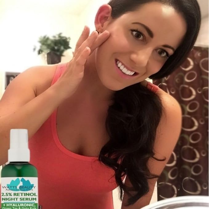 2.5% Retinol Serum with 50% Hyaluronic Acid - Anti Aging, Fine Lines, Wrinkles, Blemishes, Large Pores - No Parabens, No Animal Testing - 4.48oz