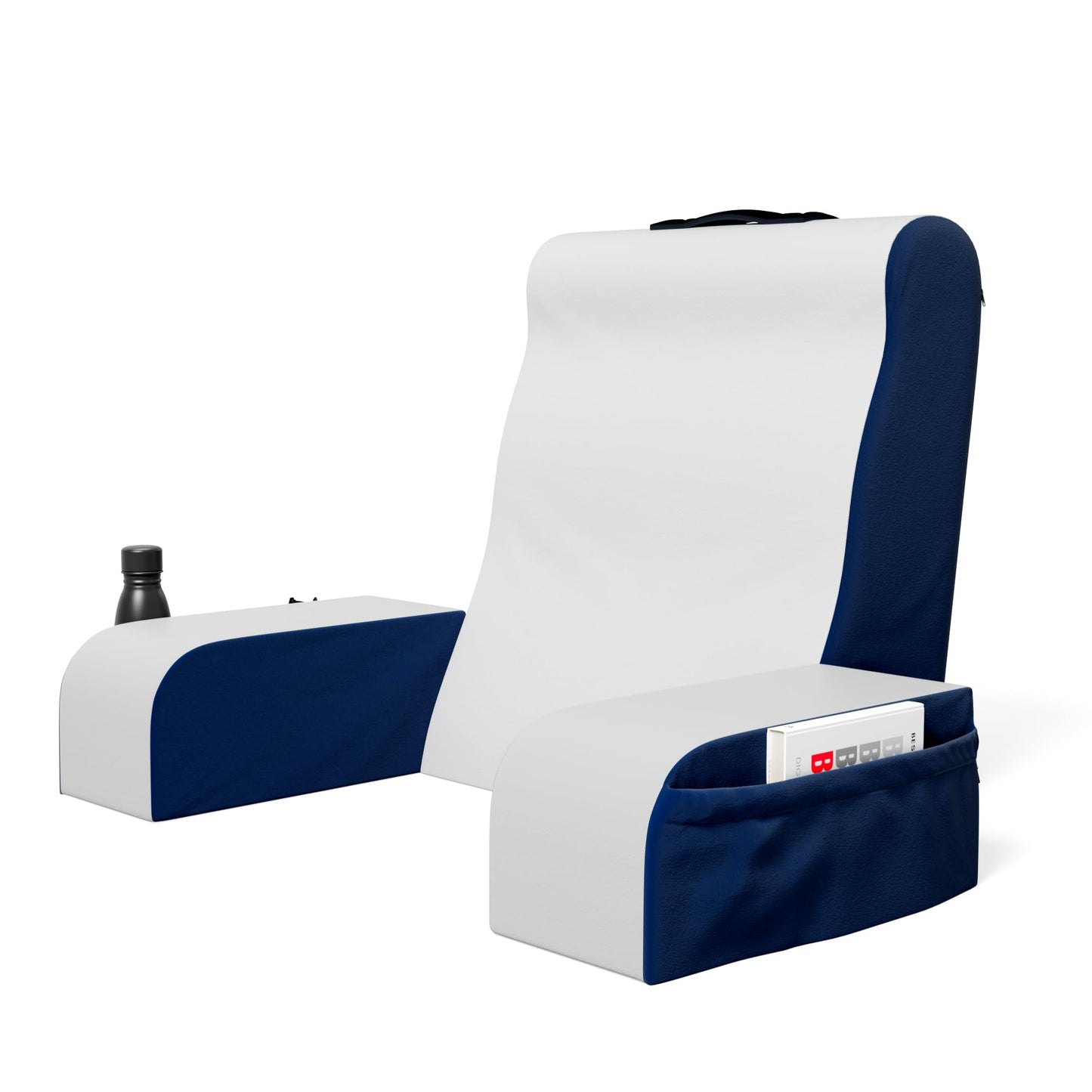 Kӧlbs Wedge Reading Cushion, Back Pillow for Bed Sitting Up, Cushion with Arms for TV Book Gaming Dorm Rooms, Backrest