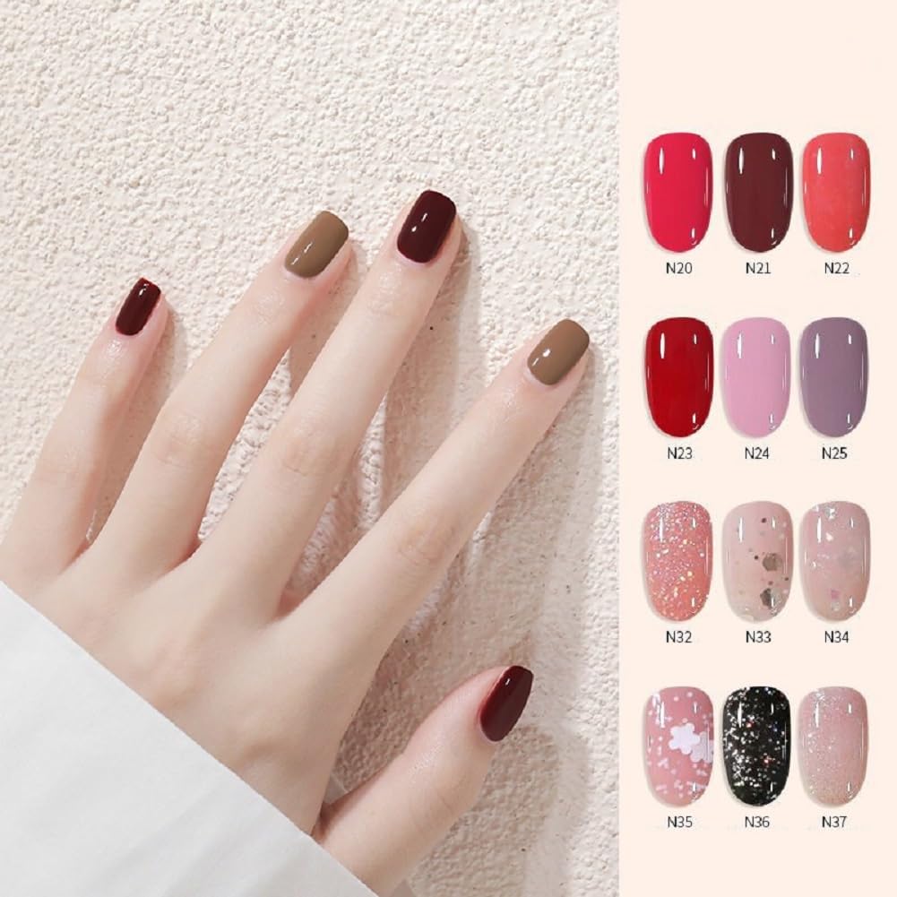 Nail Polish set - Nail Lacquer Quick Dry, Full Size, Vibrant, Colorful, Trendy, Glitter, Glossy, Metallic, Matte Nail Art Nail Shades (N13 Grapefruit, 52g)
