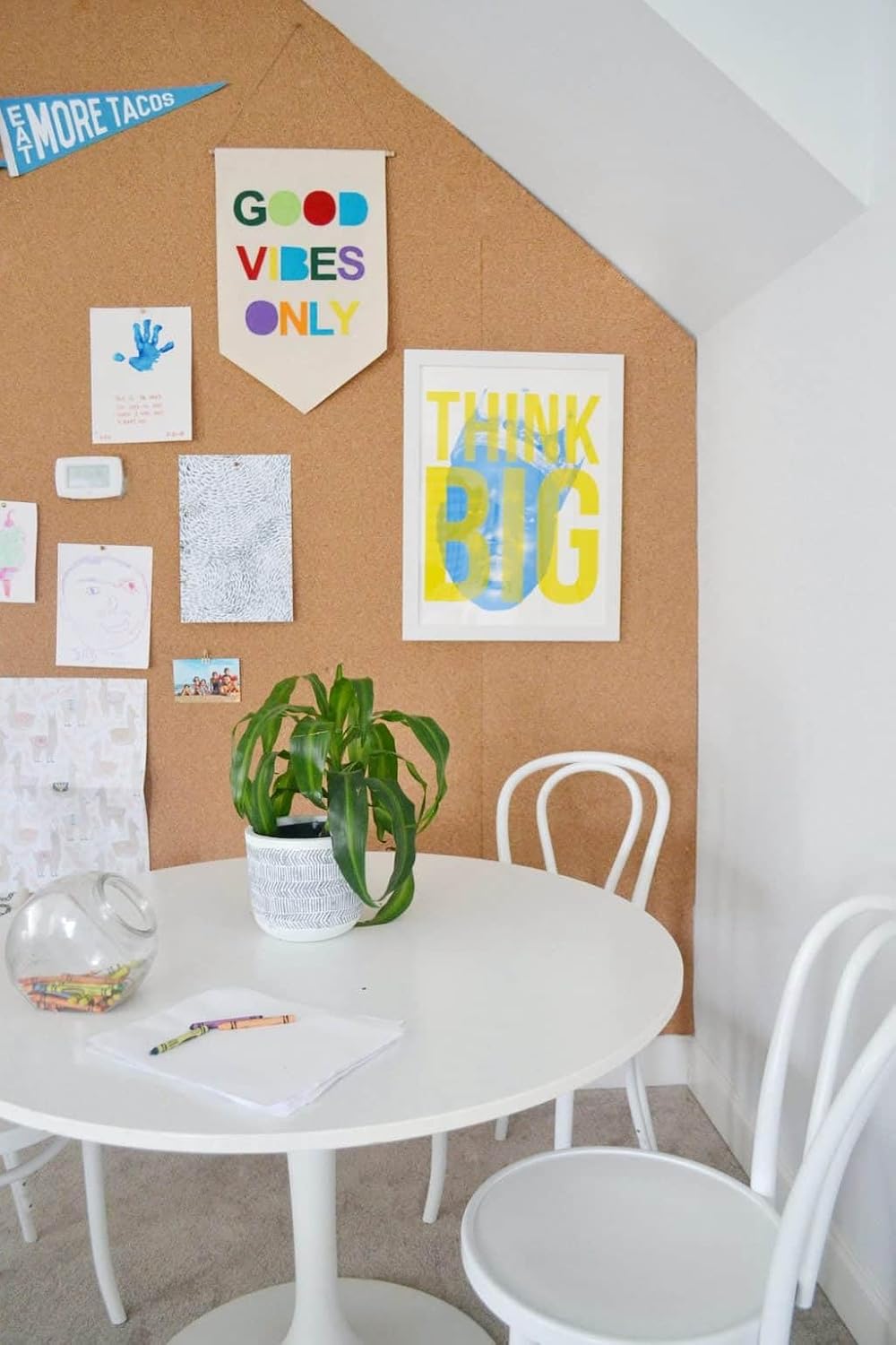 Manton Cork Premium Cork Sheet - 4' x 8' x 1/2", 100% Natural Facing Grade Material for Bulletin Boards, Decorative Photo and Message Push Pin Displays - Perfect for Home, School, and Office