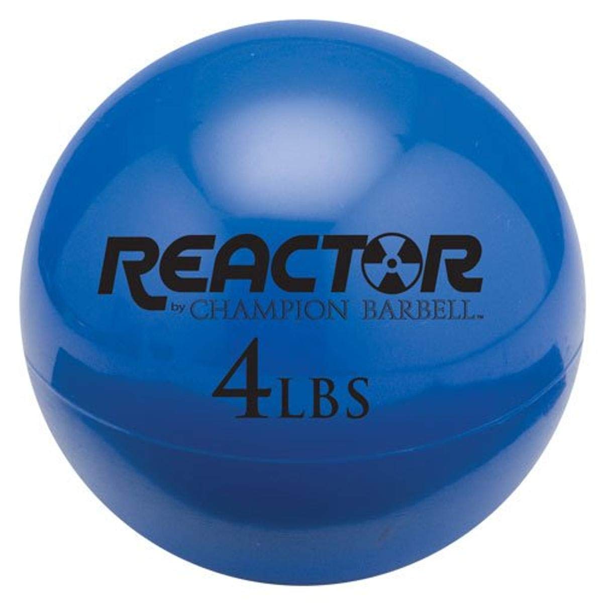 Champion Barbell Hand Held Fitness Ball, Royal, 4-Pound