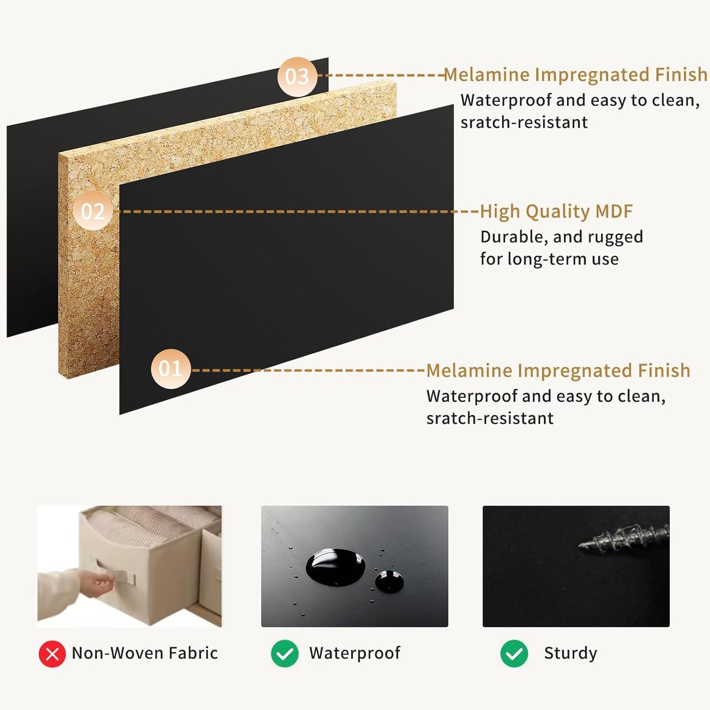 Sscaktu 8 Drawer Dresser for Bedroom, Modern Fluted Double Dresser, 55" Wide Chest of Dressers, Wooden Beside Table for Closet, Living Room and Entryway, Black