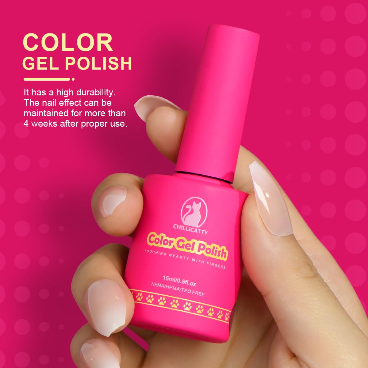 Holographic Glitter Gel Nail Polish, HEMA HPMA TPO Free, Teal Blue Sparkle Shimmer, Need UV Lamp Long Lasting Salon Perfect Gel Nail 15ML for Women (BJ-004)