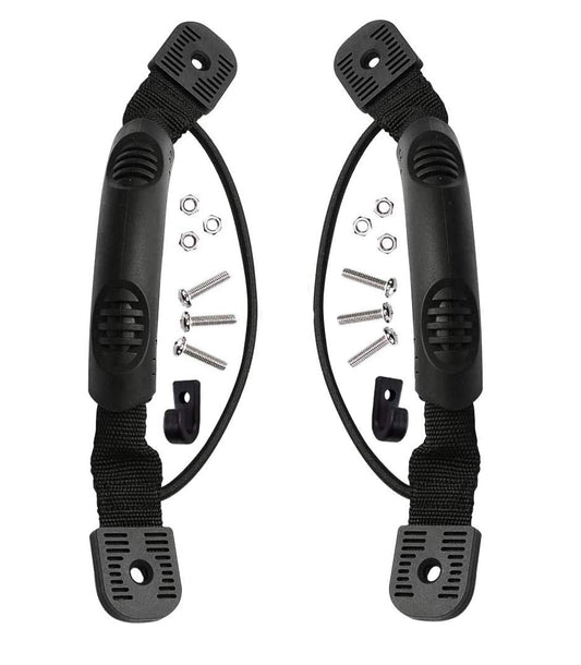 MOPHOEXII Kayak Carry Handles, Canoe Boat Side Mount Carry Handles with Screws for Ocean Kayak Emotion Kayaks Luggage Outdoor Sport Canoe Boat Kayak (Black 2 Pack)
