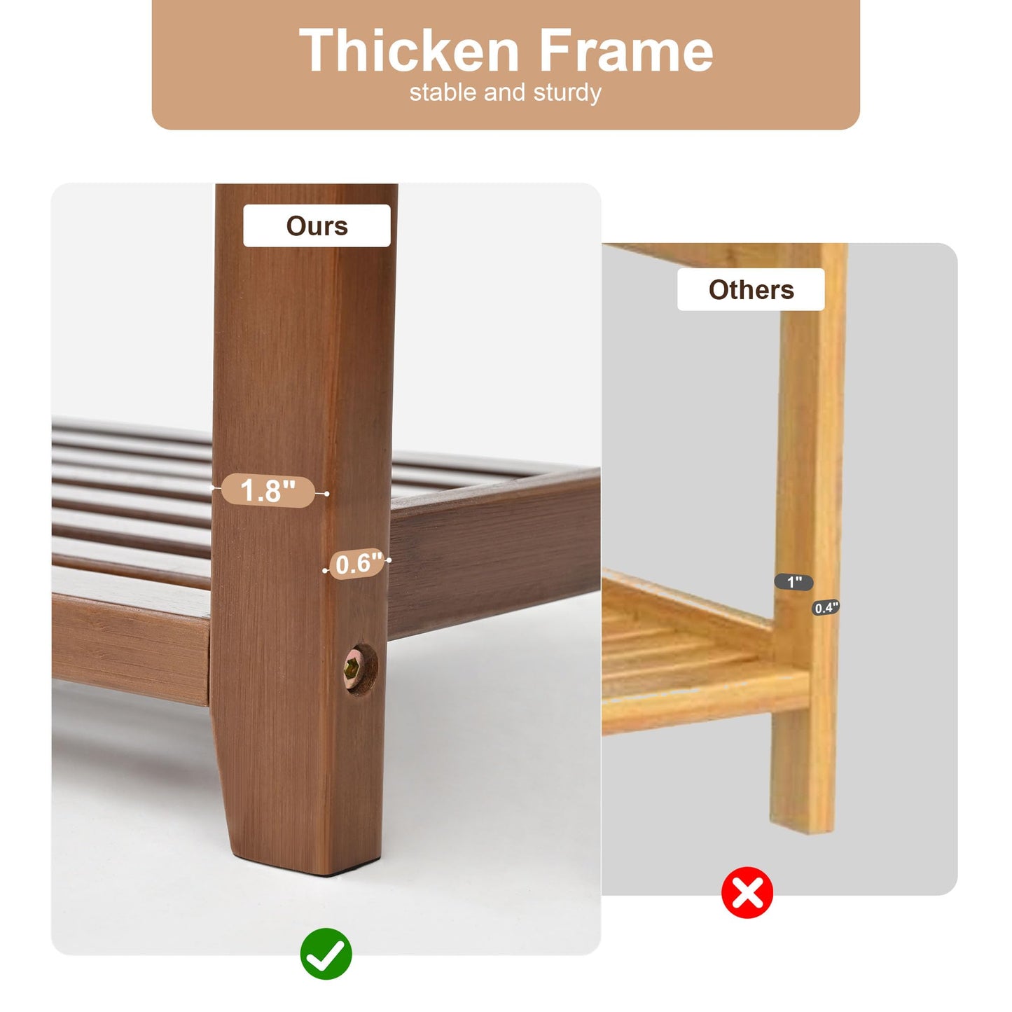 PETKABOO Shoe Rack Bench with Cushion, Shoe Rack for Front Door Entrance, Shoe Bench with Storage for Entryway Hallway Bedroom Living Room