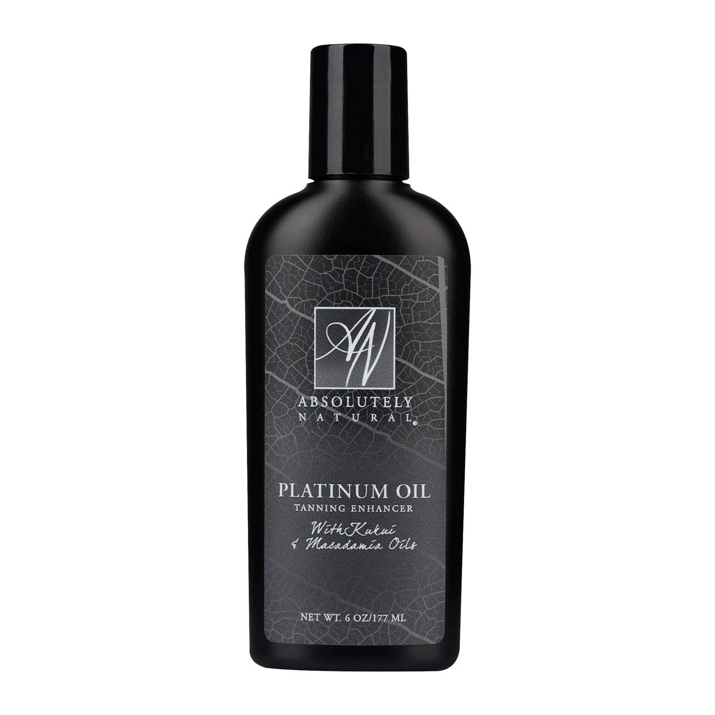 Absolutely Natural - Platinum Dark Tanning Oil - Organic Suntan Lotion with Bronzer for Outdoors & Massages - Rose Hips & Aloe - 6 Oz