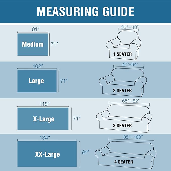 H.VERSAILTEX Cotton Sofa Covers Couch Cover Sofa Slipcover for Most Shape Sofas, Feature Thick Woven Jacquard Seamless with Tassels, Multi-Use Decorative for Couch (XX-Large: 91" x 134", Green)