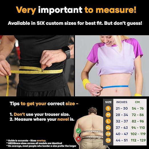 PLUS Lower Back Brace for Lifting at Work with Ergonomic Dimensional Lumbar Pad - Back Support Belt for Pain Relief for Men and Women - Medical Grade Orthopedic Waist Compression (Large)