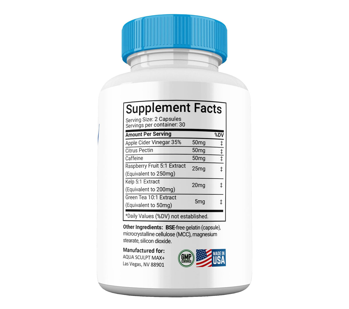 (1 Pack) Aqua Max+ Advanced Formula Supplement, AquSculpt Max Capsules Maximum Strength Support Pills