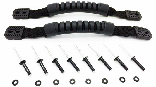 Pactrade Marine Kayak, Canoe Or Luggage Handles Durable Rubber with TRI Grip Rivets Set of 1