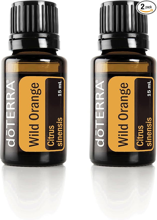 doTERRA Wild Orange Essential Oil 15 ml by doTERRA,Pack of 2