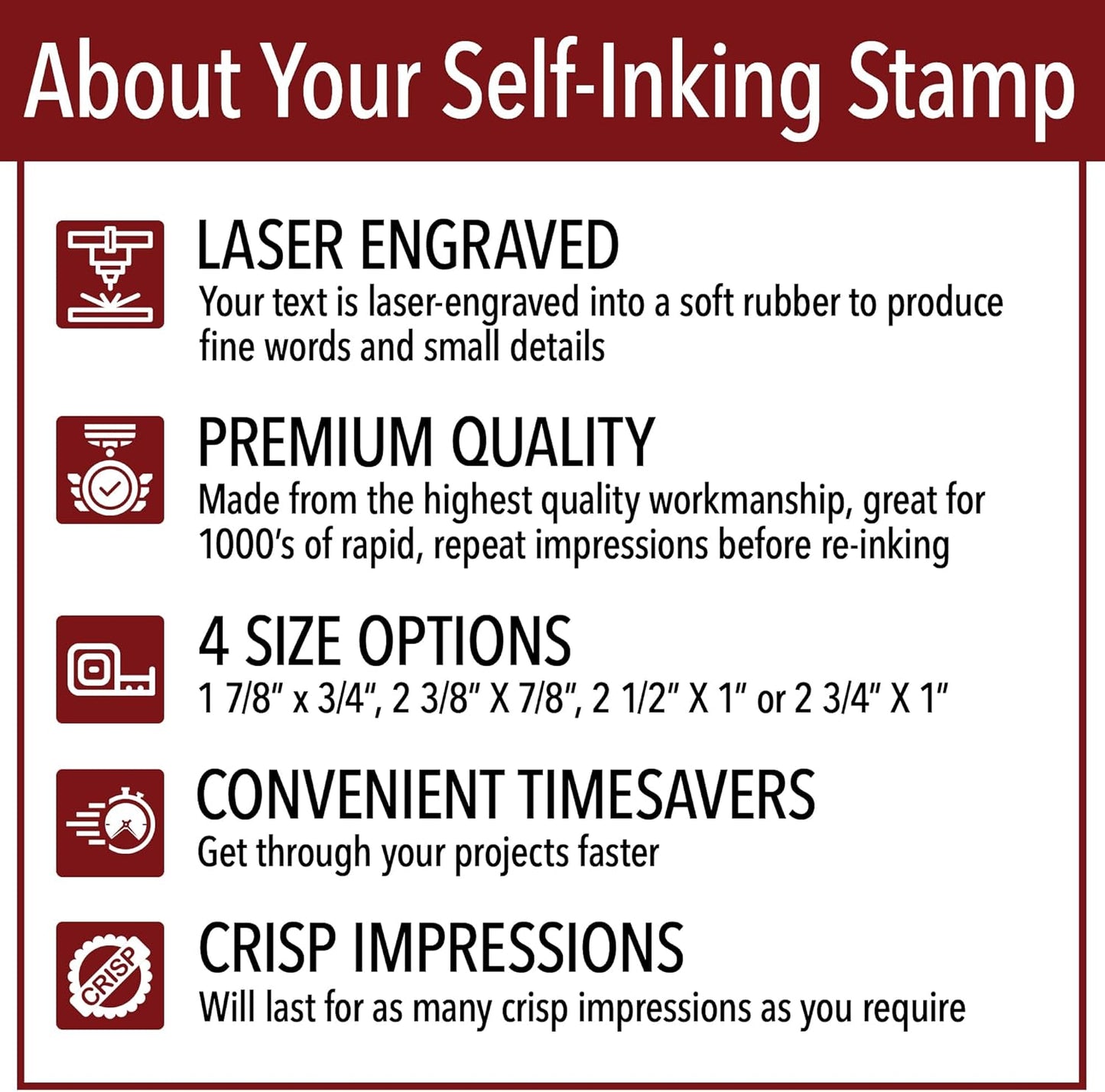 Air Mail Office Stamp | 4 Different Sizes | 20 Designs | Multiple Color Options | Perfect for Quick Validation of Office Documents (Air Mail, Large)