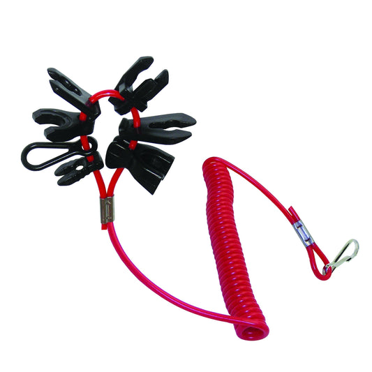 Shoreline Marine Universal Kill Switch Keys and Lanyard.