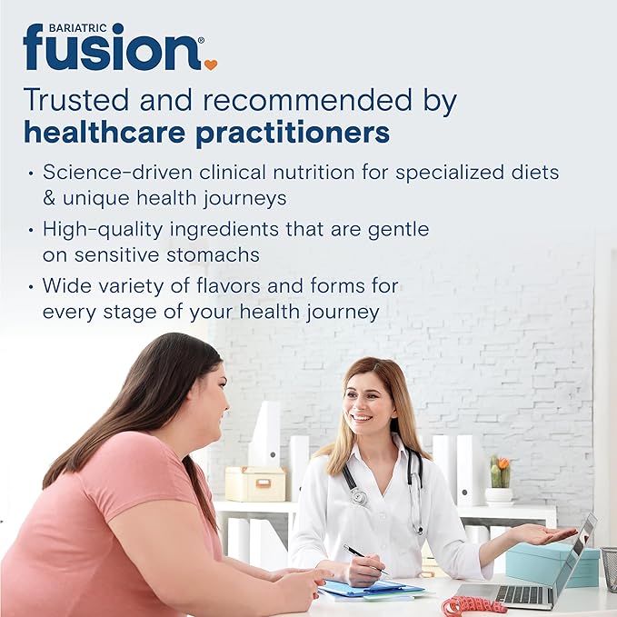 Bariatric Fusion Bariatric Multivitamin Without Iron | Post Bariatric Surgery Patients | Iron Free Bariatric Vitamin for Gastric Bypass and Sleeve Gastrectomy | 60 Capsules | 1 Month Supply