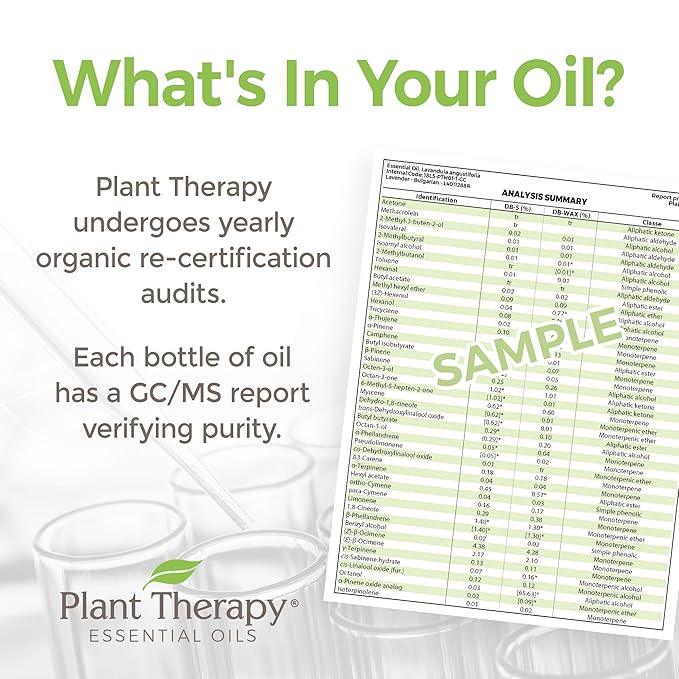 Plant Therapy Organic Blue Yarrow Essential Oil 2.5 ml (1/12 oz) 100% Pure, Undiluted, Therapeutic Grade