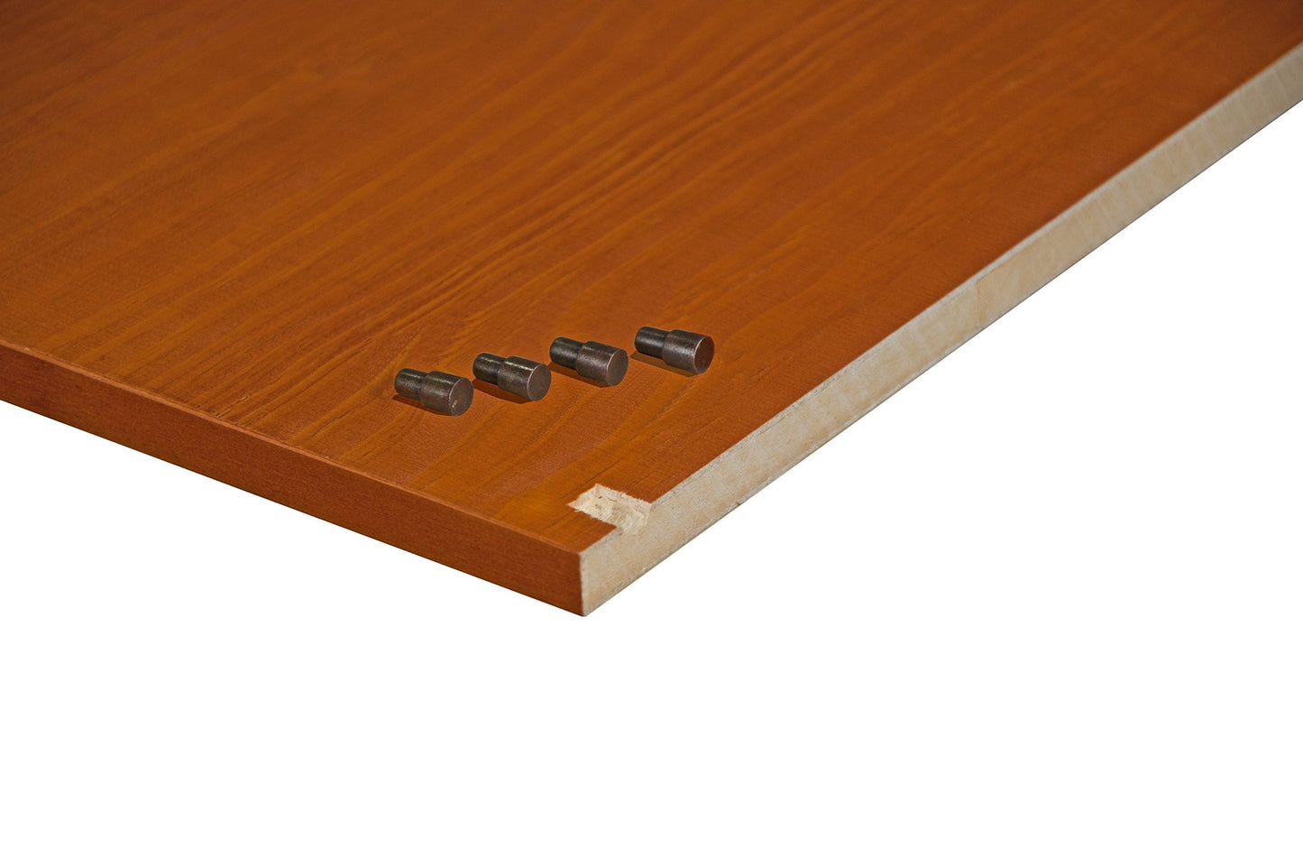 Palace Imports 100% Solid Wood Set of 4 Small Shelves for Regal, Family Wardrobe ONLY, Mocha, 16 Metal Pins Included