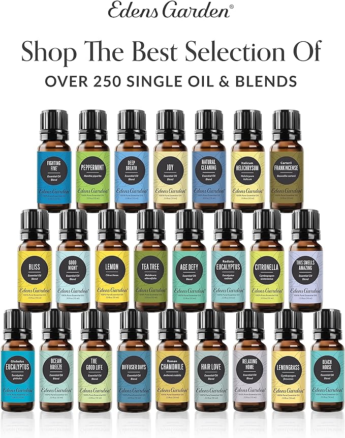 Edens Garden Add to Cart Essential Oil Blend- 100% Pure Premium Grade, Undiluted, Natural, Therapeutic, Aromatherapy, The Best for Diffusing, Candle, Laundry, Humidifier 10 ml (.33 fl oz)
