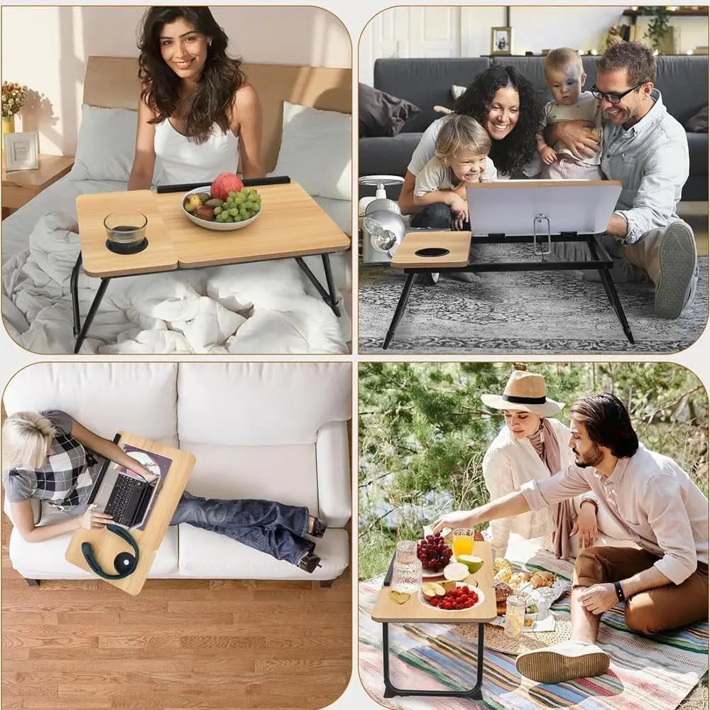 Adjustable Foldable Bed Table Desk