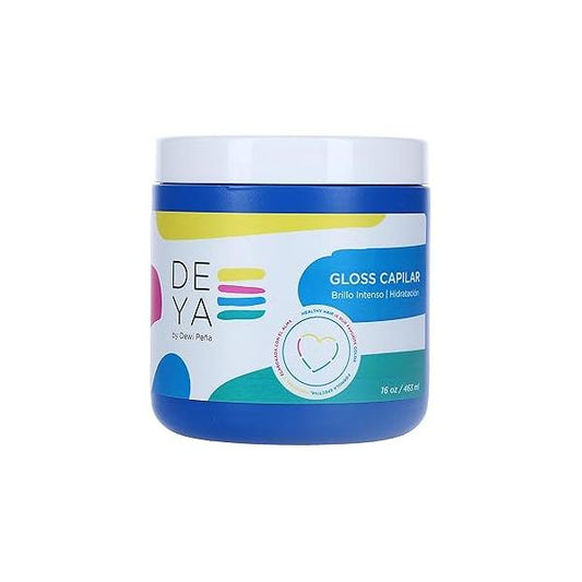 DEYA Gloss Capilar with Organic Coconut and Jojoba Oils Silk Deep Restorative Mask 16 OZ