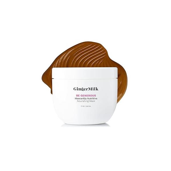 GINGER MILK - Nourishing Hair Mask Deeply hydrates and provides softness. Natural Formula | 17oz Be Generous