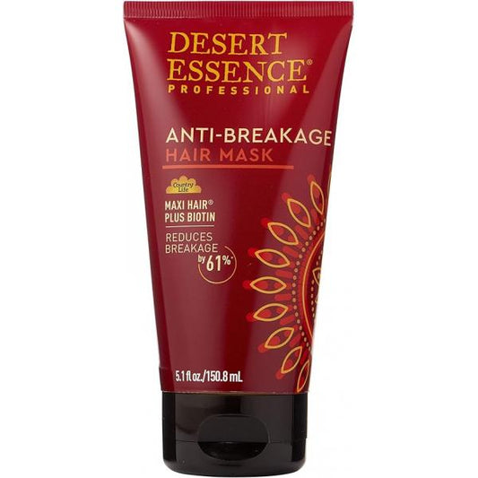 Desert Essence Anti-breakage Hair Mask - 5.1 Fl Oz Maxi Plus Biotin Moisturizer Essential Enriched Vitamins Promotes Breakage Reduction Salon Professional Formula
